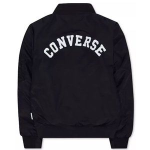 CONVERSE Full-Zip Bomber Jacket, Big Boys (M 10-12)